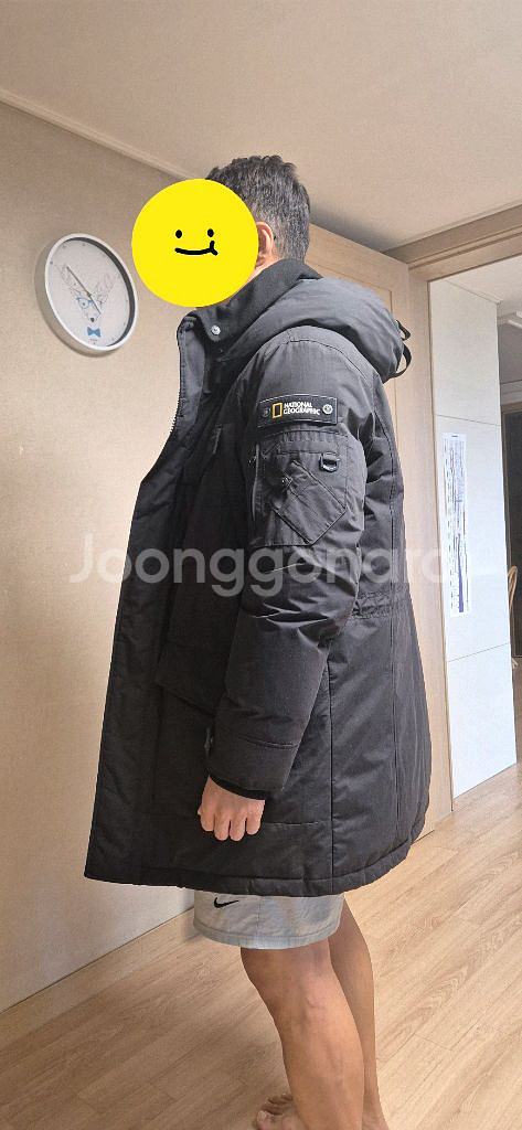 내셔널지오그래픽 롱패딩--2