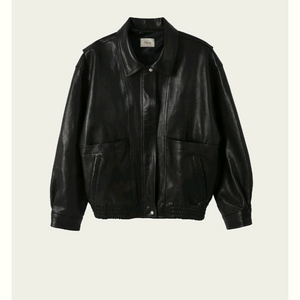 리본빗 카멘 레더 재킷 새상품