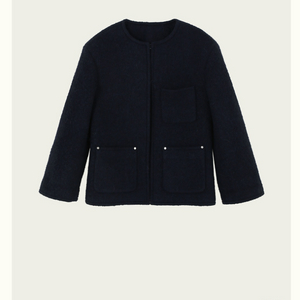 리본빗 넥스 트위드 재킷 새상품