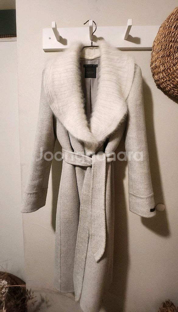 [44~55] 모조에스핀 hand made 모100 롱 코트--0