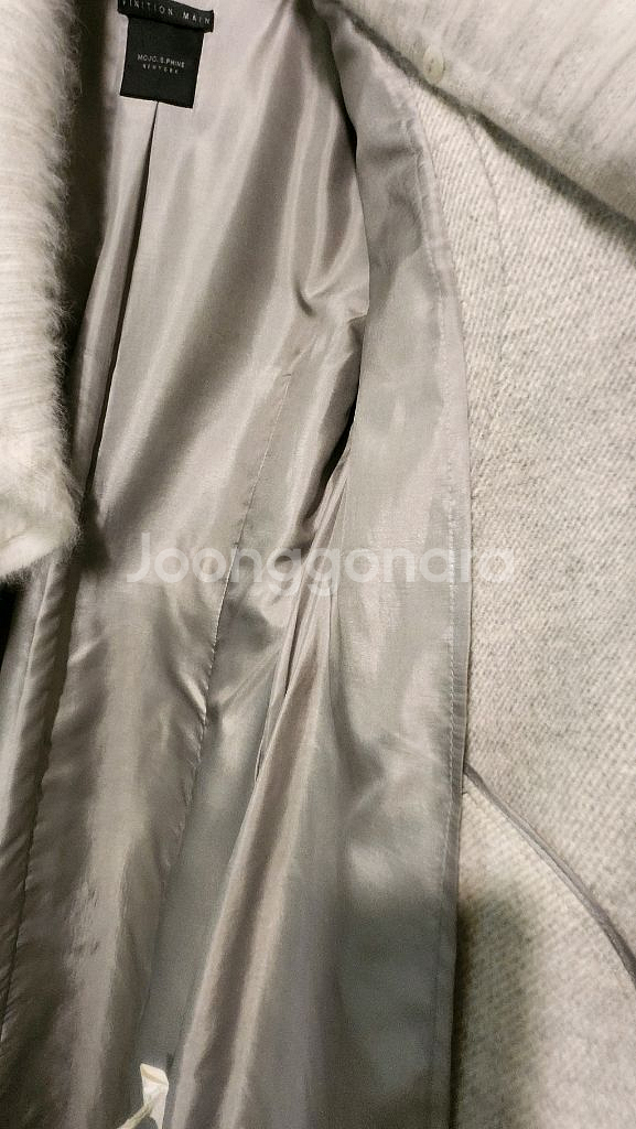 [44~55] 모조에스핀 hand made 모100 롱 코트--5