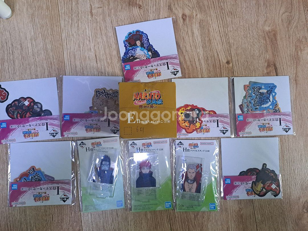 나루토 굿즈 및 초코노코6미 일괄만 팝니다.--0