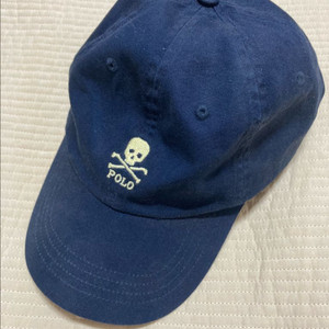 폴로 스컬 해골 볼캡 네이비