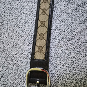 구찌 GG 패턴 레더 벨트