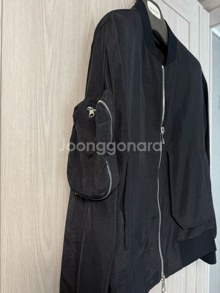 [M] 닐바렛 남성 진네이비 봄버 자켓--2