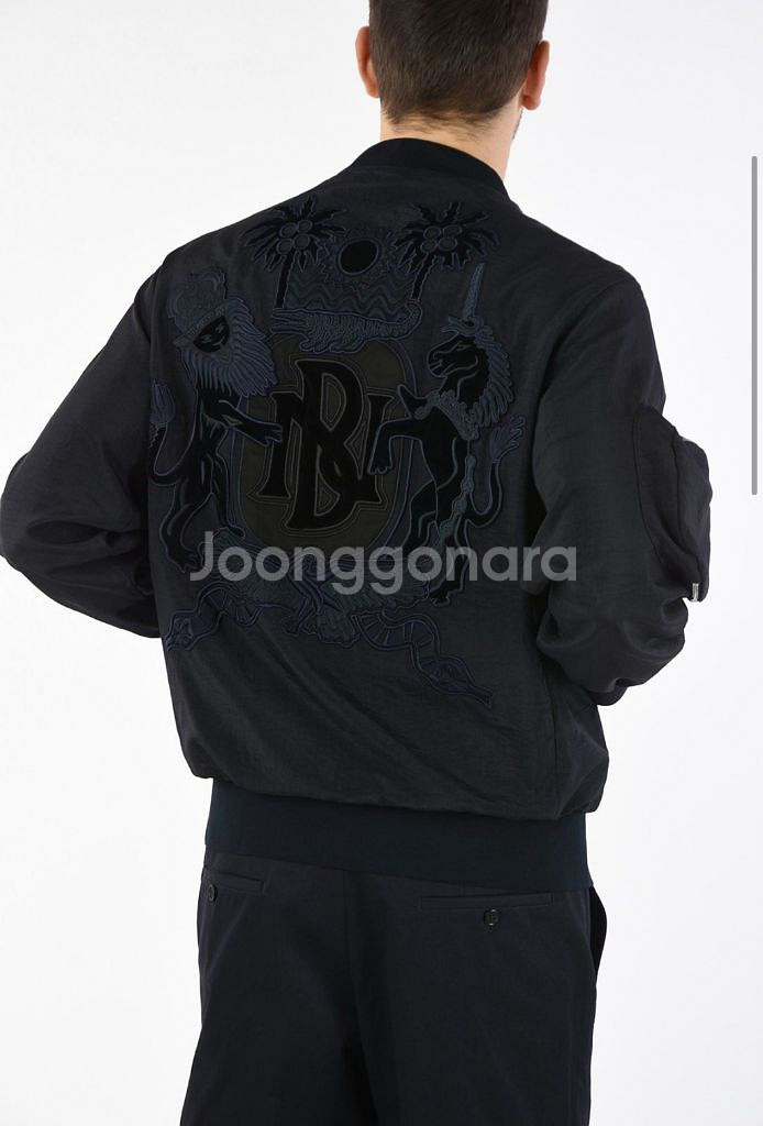 [M] 닐바렛 남성 진네이비 봄버 자켓--6