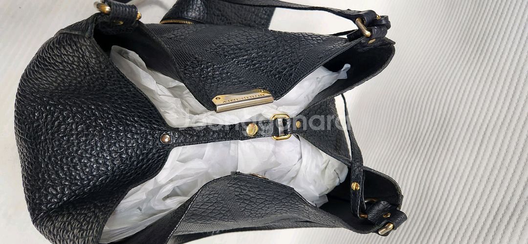 버버리 캔터버리 레더 숄더백--3