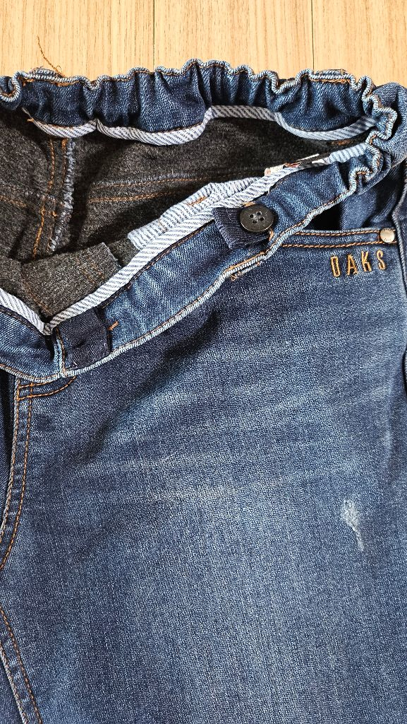 닥스키즈 기모 데님바지 XL--2
