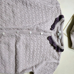 슈슈앤크라 니트가디건 치마 세트