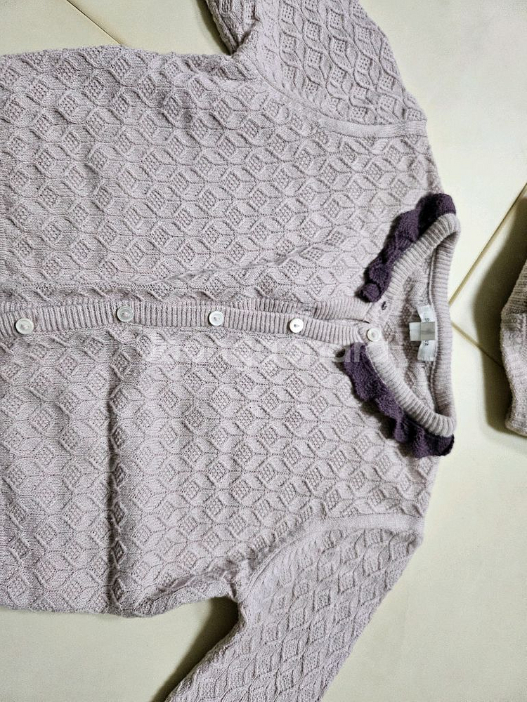 슈슈앤크라 니트가디건 치마 세트--10