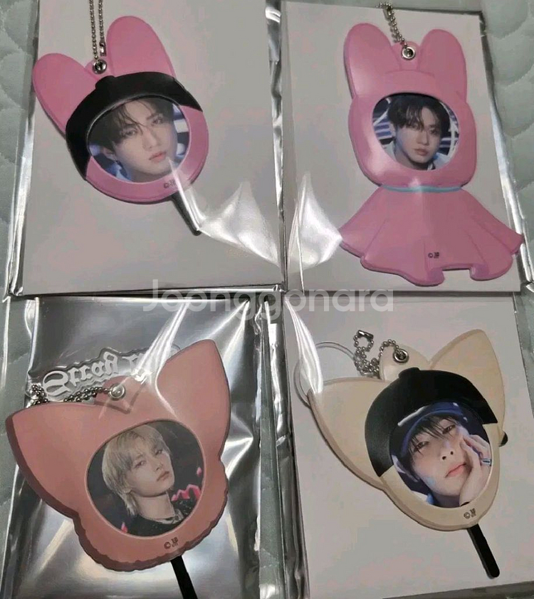 리빗,퍼핌,폭시니,한쿼카,돼끼,울프찬 스키주 미니 우치와 키링 키홀더 일본 시즈오카 MD 승민 스키즈 스트레이키즈--2