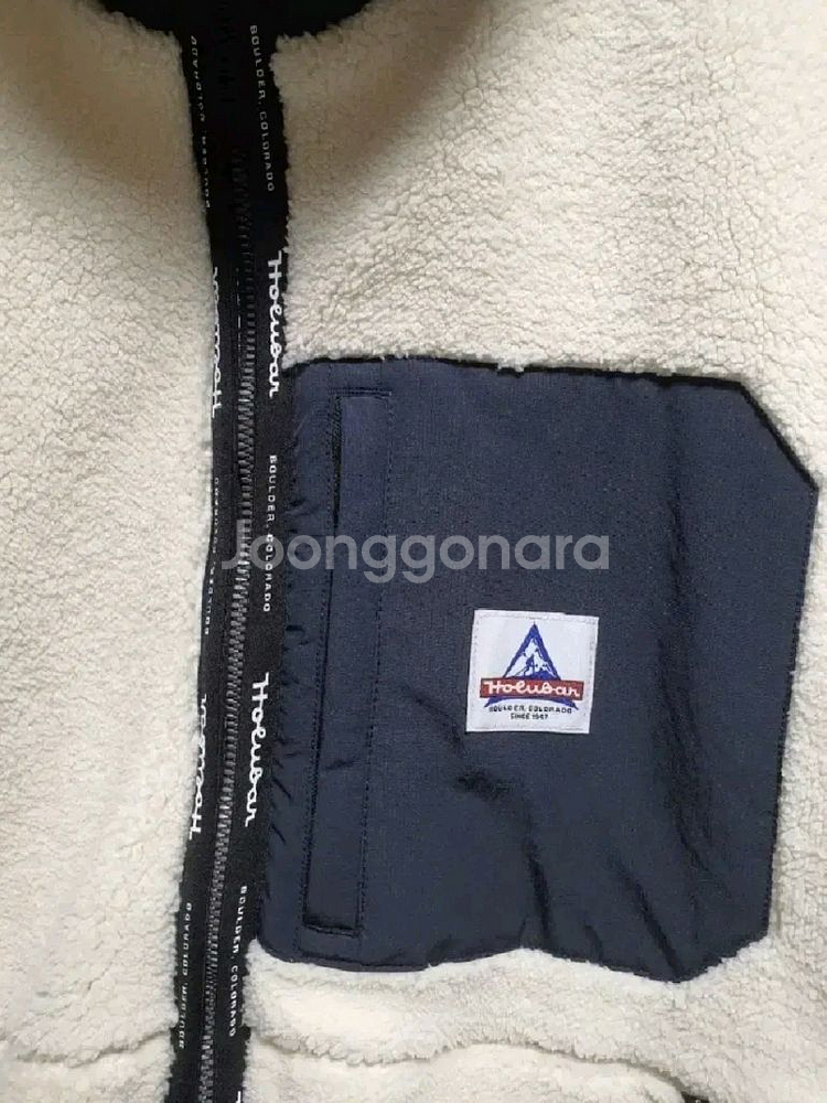 홀루바 플리스 점퍼 (L표기이나 105~110권장)/무배4만원--4