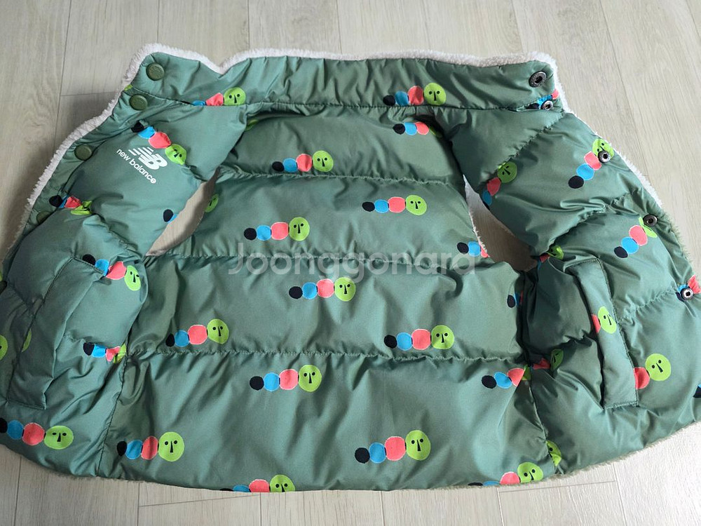 뉴발란스키즈 리버서블 조끼패딩100--2