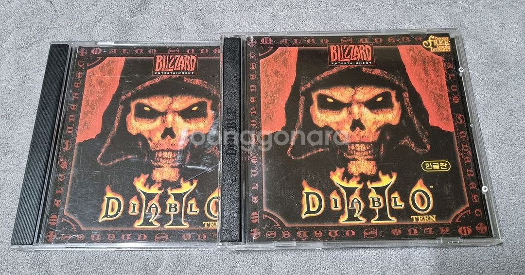(고전) 디아블로 2 CD게임 팝니다--0