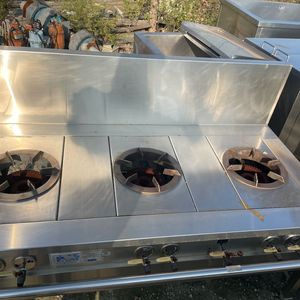 스테인리스 업소용 3구 가스레인지