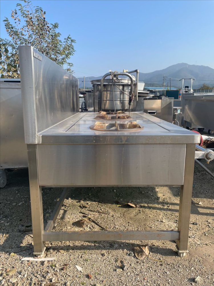 스테인리스 업소용 3구 가스레인지--2