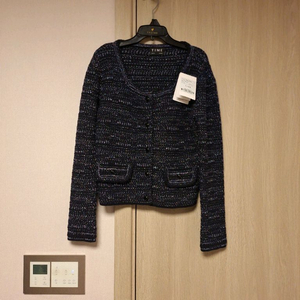 한섬 타임 글리터 가디건