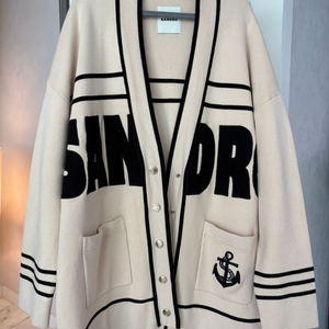 산드로 로고 니트 가디건-2사이즈-