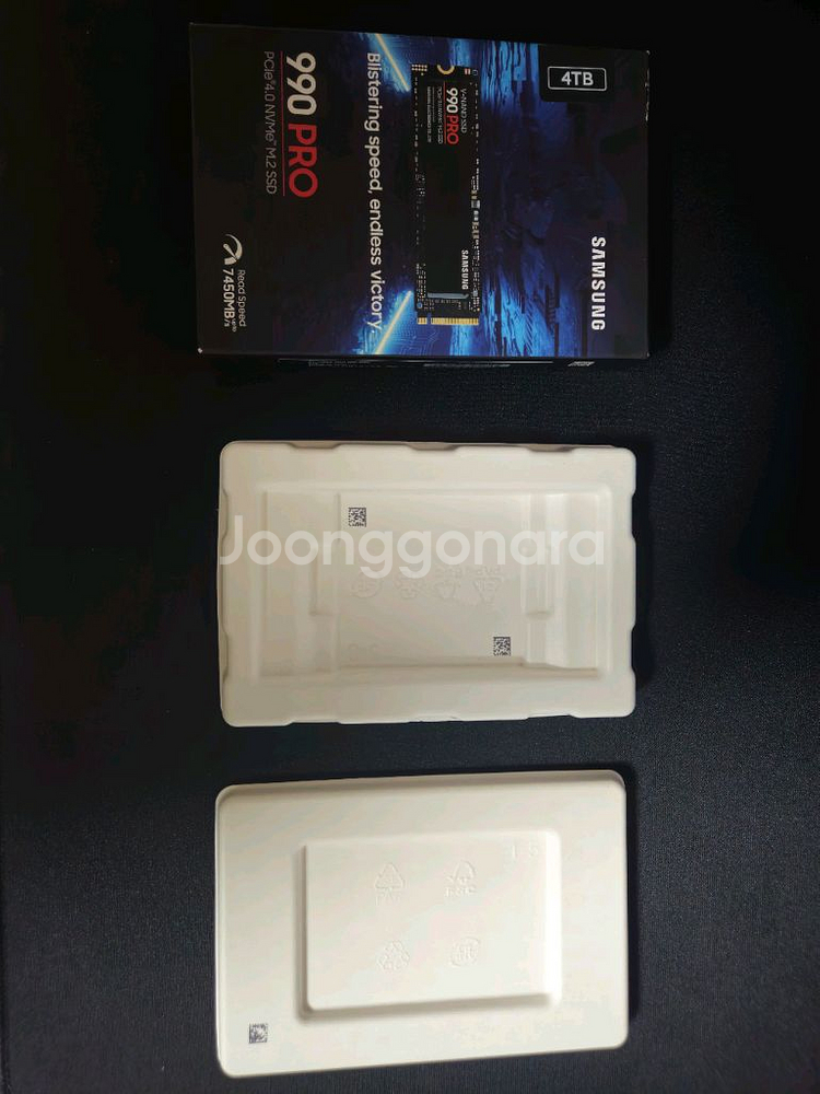 중고 삼성 990 PRO 4TB + 아카시스 SSD 인클로저 팝니다.--0
