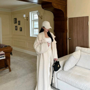 인기템 오버핏 니트 롱 로브 가디건 수입의류