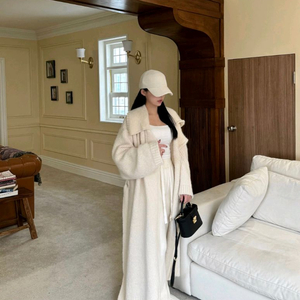 인기템 오버핏 니트 롱 로브 가디건 수입의류