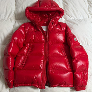 (2) 몽클레어 ECRINS 에크린스 유광 패딩 레드