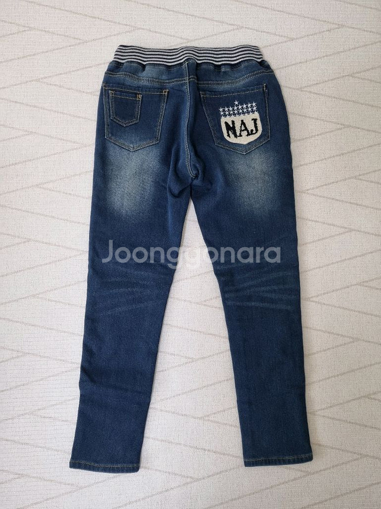 나나진 허리밴딩 기모청바지. S--1