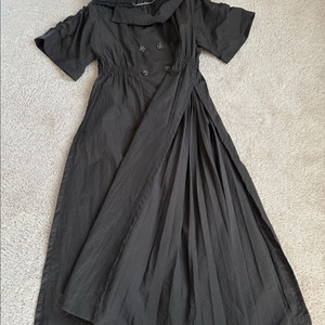 한섬 레트 LATT 플리츠 바스락 롱 원피스겸 자켓