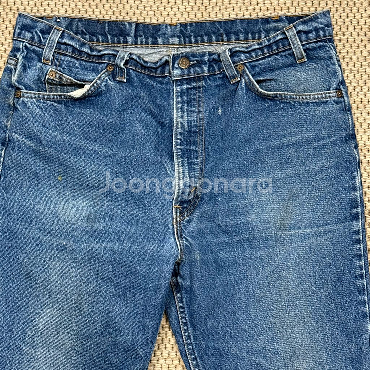 리바이스 20517 0217 80s USA 오렌지탭 빈티지 구제 부츠컷 (38x32, 실측 별도 기재)--1