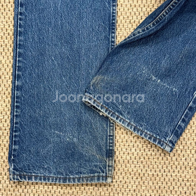 리바이스 20517 0217 80s USA 오렌지탭 빈티지 구제 부츠컷 (38x32, 실측 별도 기재)--2