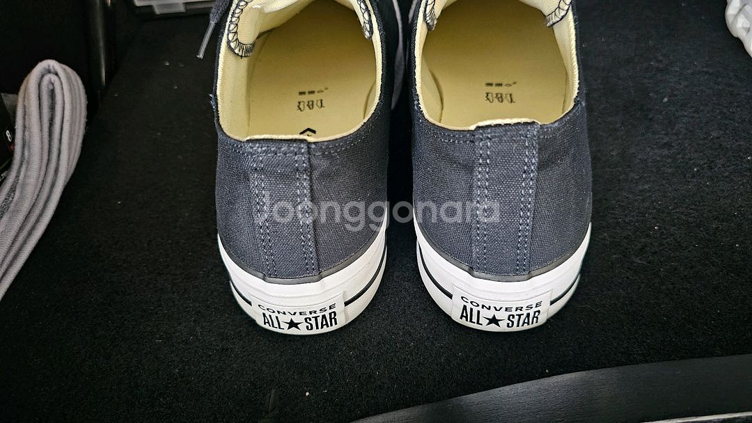 컨버스 척테일러 올스타 리프트 560250C 블랙 로우탑 270--2