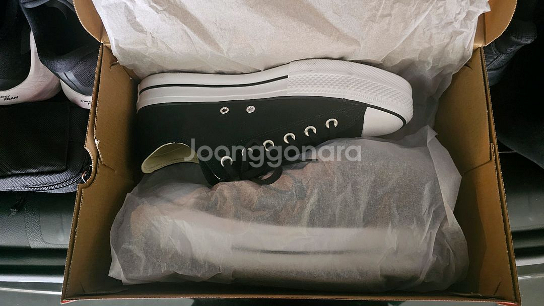 컨버스 척테일러 올스타 리프트 560250C 블랙 로우탑 270--7