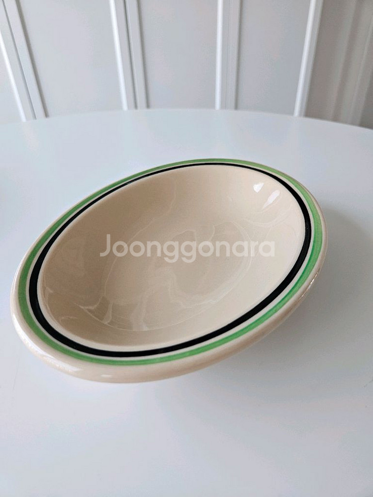 미국 빈티지 오벌 그릇--1