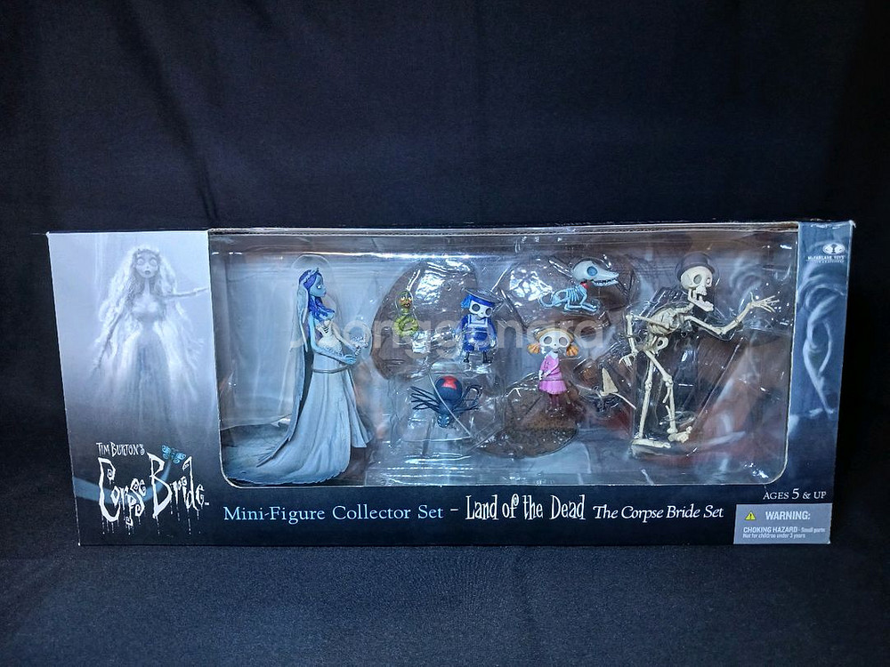 팀 버튼 유령신부 피규어 4종 세트 미개봉 새제품--2