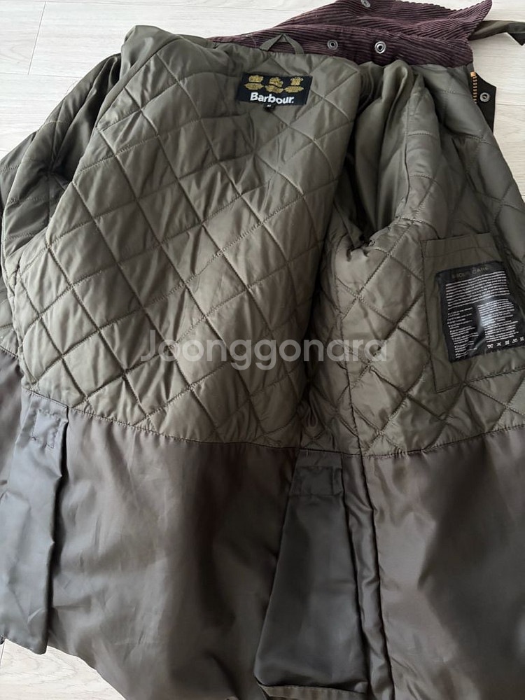 바버 비데일 웨스터바이 올리브 자켓--1