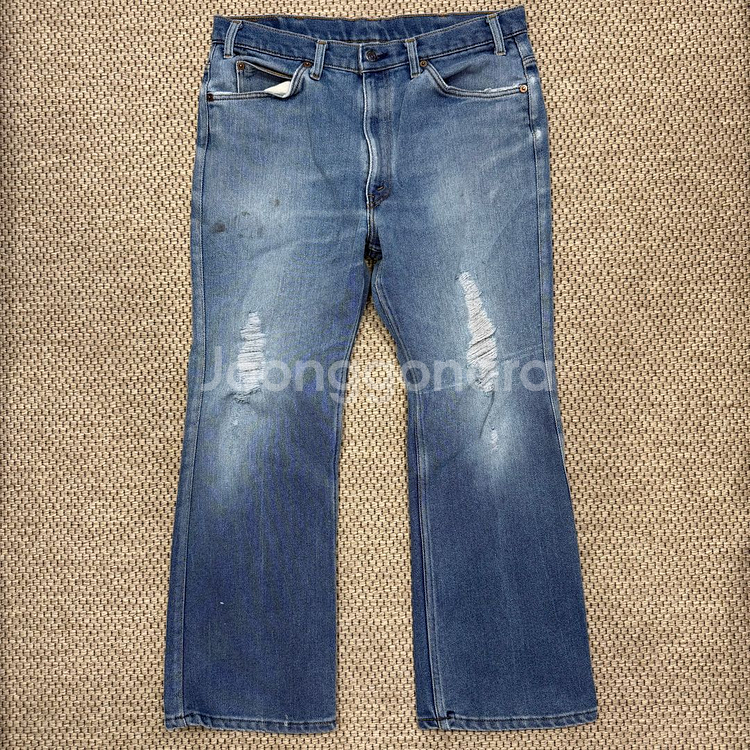 리바이스 20517 80s USA 레드탭 빈티지 구제 부츠컷 levis (36x30, 실측 별도 기재)--0