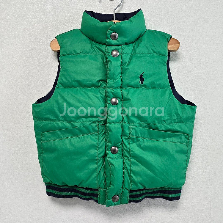 아우터 [키즈 2T] 폴로 랄프로렌 양면 다운 패딩 조끼--2