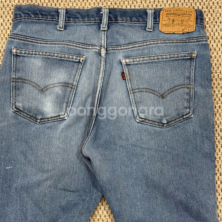 리바이스 20517 80s USA 레드탭 빈티지 구제 부츠컷 levis (36x30, 실측 별도 기재)--4