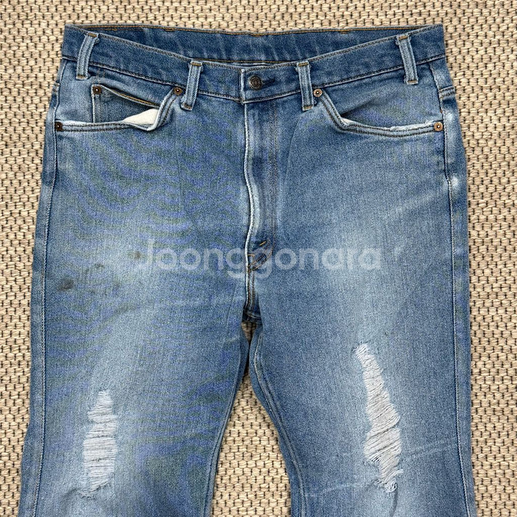 리바이스 20517 80s USA 레드탭 빈티지 구제 부츠컷 levis (36x30, 실측 별도 기재)--1