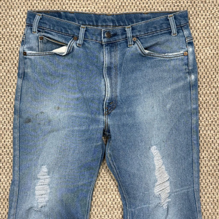 리바이스 517-1 20517 80s USA 레드탭 빈티지 구제 부츠컷 levis (36x30, 실측 별도 기재) 이미지