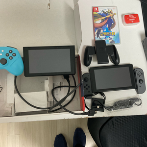 닌텐도 스위치 2개, 게임칩 1개