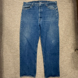 리바이스 501 90s USA levis 빈티지 구제 청바지 워싱 (42x32, 실측 별도 기재)