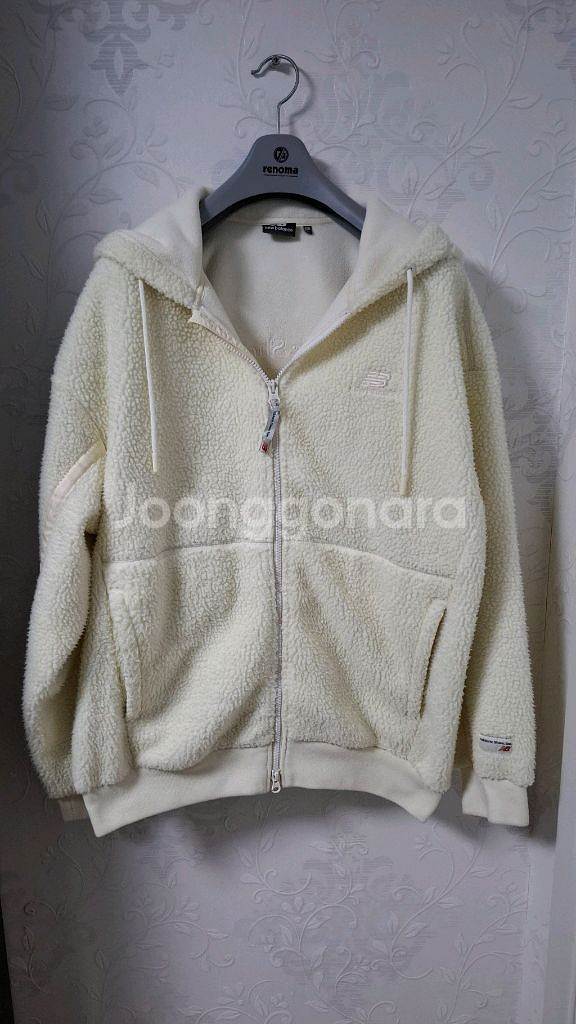 뉴발란스 후드 뽀글이자켓 105 블루종 양털자켓 20년식--2