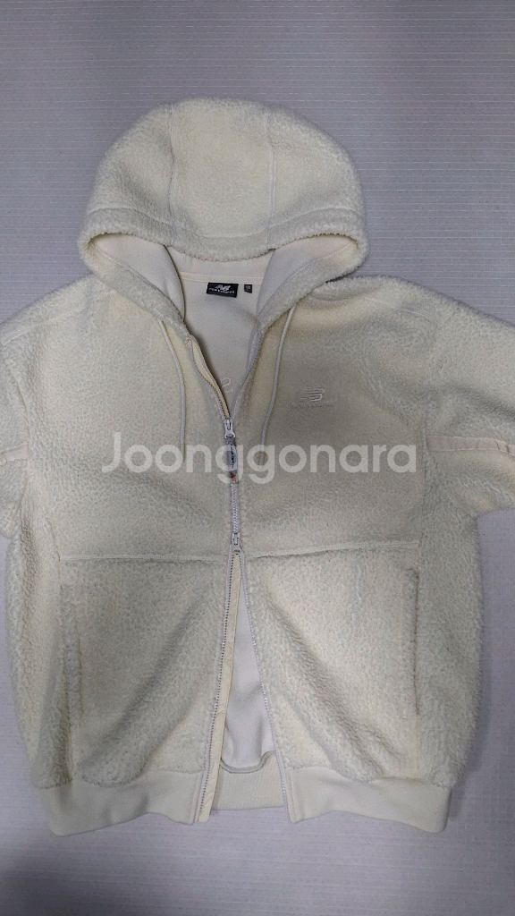 뉴발란스 후드 뽀글이자켓 105 블루종 양털자켓 20년식--5