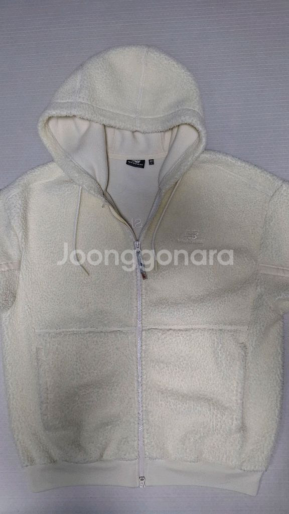 뉴발란스 후드 뽀글이자켓 105 블루종 양털자켓 20년식--4
