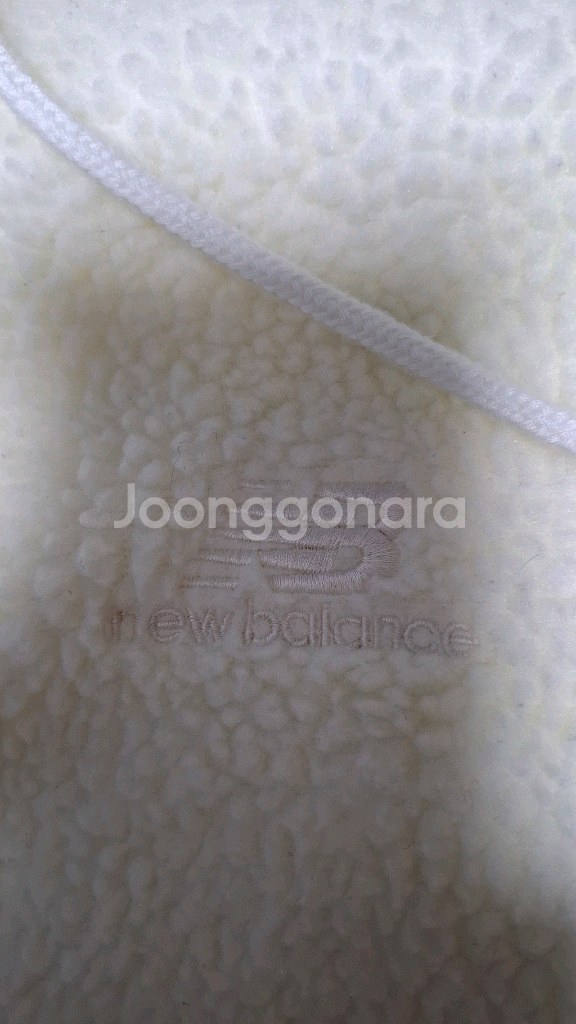 뉴발란스 후드 뽀글이자켓 105 블루종 양털자켓 20년식--6