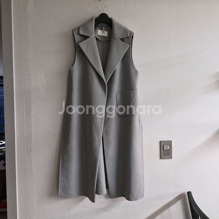 타임 캐시미어 블랜드 롱 베스트--0