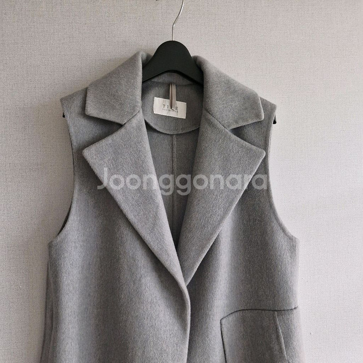 타임 캐시미어 블랜드 롱 베스트--1