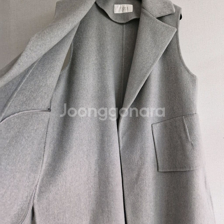 타임 캐시미어 블랜드 롱 베스트--4