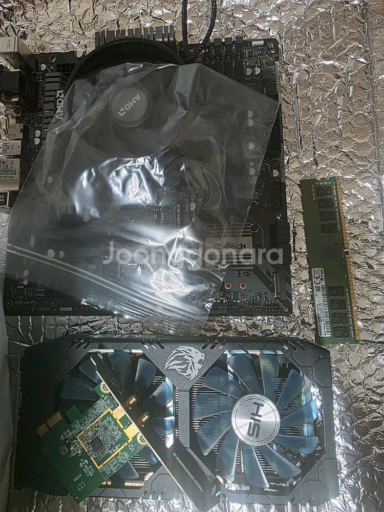 AMD 라이젠5 2600, B450M pro4, RX570 등 일괄--1